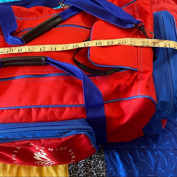 Official 1996 ATLANTA GAMES Olympic Duffel Bag Sponsored by Coca-Cola - Picture 11 of 15